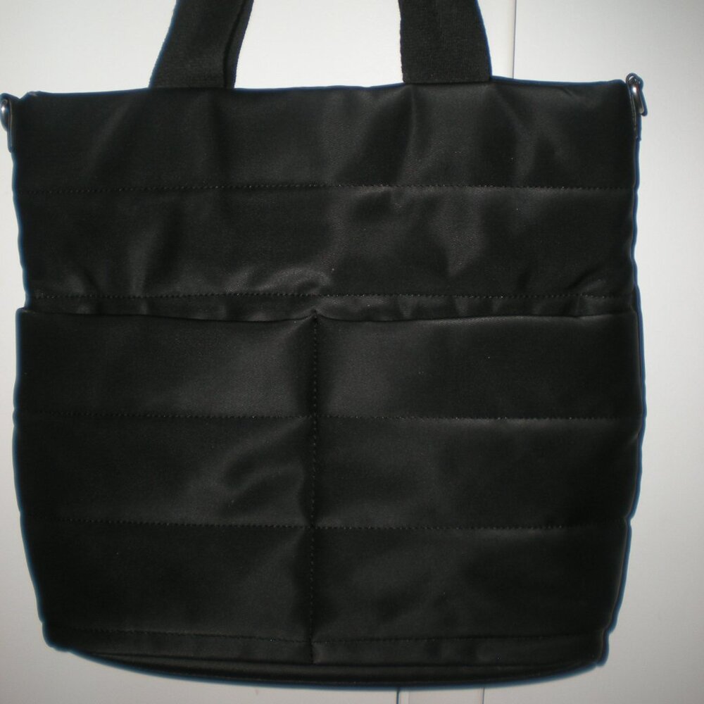 Parfois Puffy Black Tote